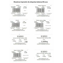 Balanza y Etiquetadora BC2102