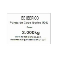 Balanza y Etiquetadora BC2102