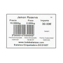 Balanza y Etiquetadora BC2102