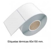Caja 5.000 etiquetas termicas 60x150mm para balanza o etiquetadora