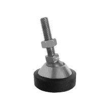 Pata Autocentrante M12 niquelada para multi plataformas