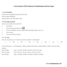 Bascula Optima Knight de 30kg hasta 300kg