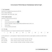 Bascula Optima Knight de 30kg hasta 300kg