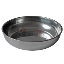 Plato inoxidable hondo redondo balanza Colgante Ø310 x H70 mm para balanzas Bacsa Dibal Cely Dina etc.