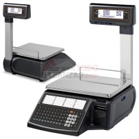 Balanza comercial sobremesa visor elevado DQ545T con impresora de etiquetas o tickets