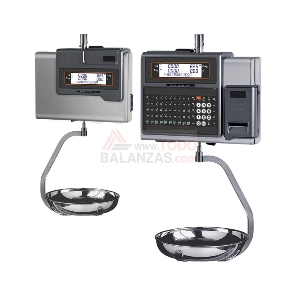 Balanza comercial colgante inoxidable DQ540C con impresora de tickets