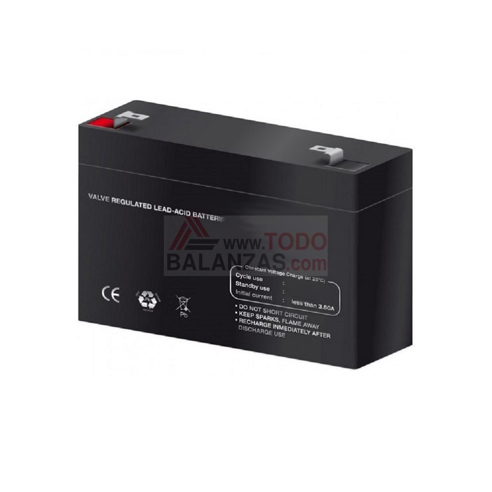 Bateria para balanza Bacsa Cely WPP y Baxtran RTI RTN y similares