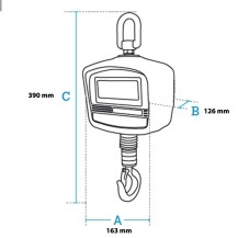 Gancho de peso DR 300kg y 600kg
