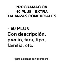 Programación 60 PLUS de Balanza Comercial