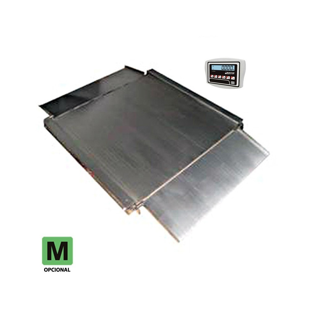 Bascula Inoxidable con rampas BDS4PB-IB1707