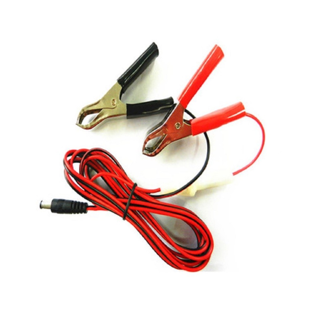 Cable alimentacion externa Dc por pinzas y fusible