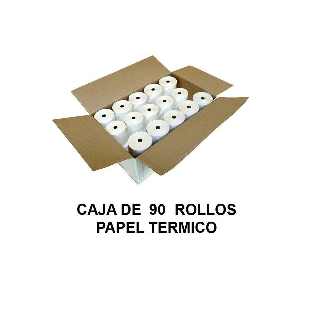 Papel termico 80x60mm caja (90u.)