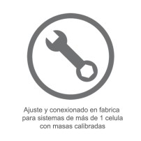 Ajuste y conexionado en fabrica de sistemas de pesaje de mas de 1 celula