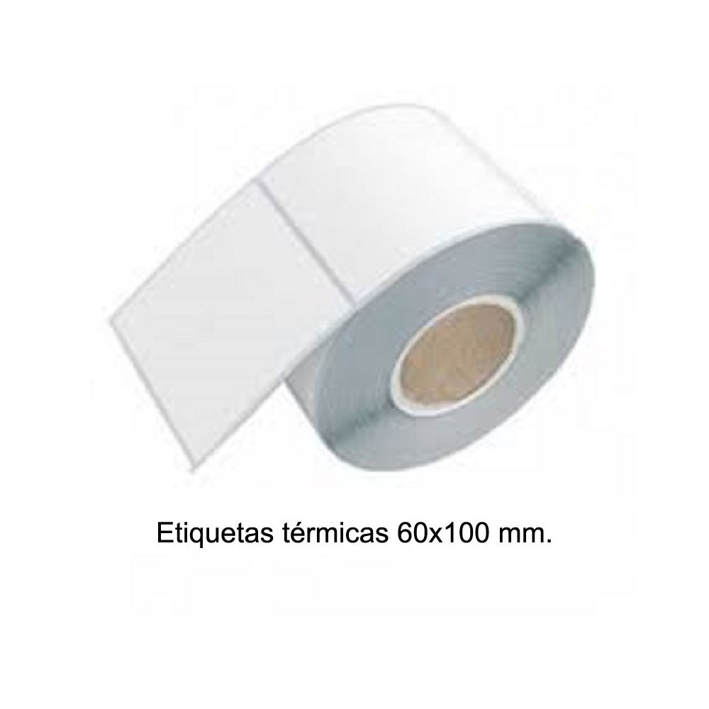 Caja 8.500 etiquetas termicas 60x100mm para balanza o etiquetadora