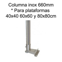Kit columna inoxidable de 660mm para indicadores BDI610I BDI620I y IB1708