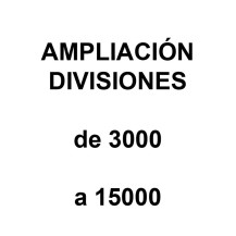 Ampliacion divisiones de 3000 a 15000 para conseguir mas precision