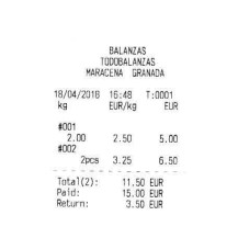 Balanza RTI Visor Elevado con impresora vendedor y bateria interna