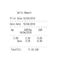 Balanza RTN con impresora 3 vendedores y bateria interna